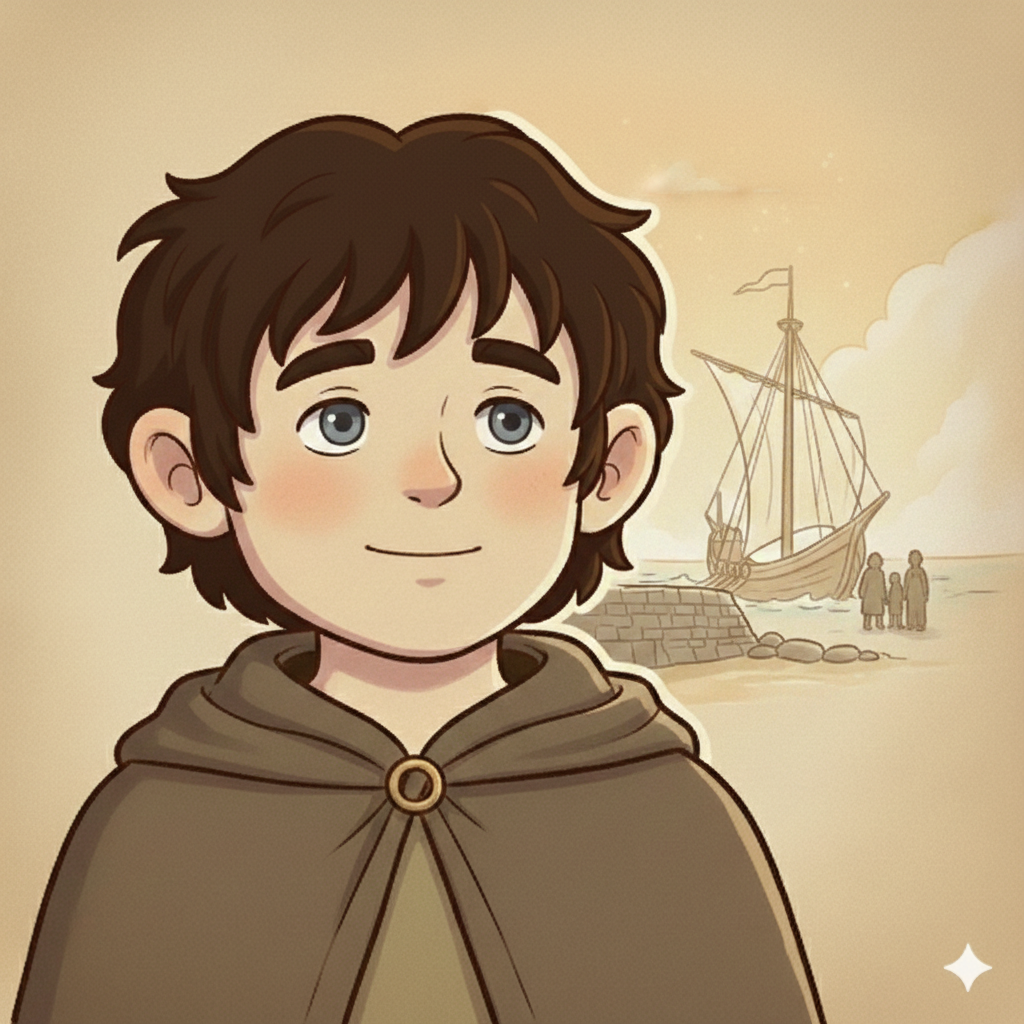 英雄ではないフロドは西方へ逝く