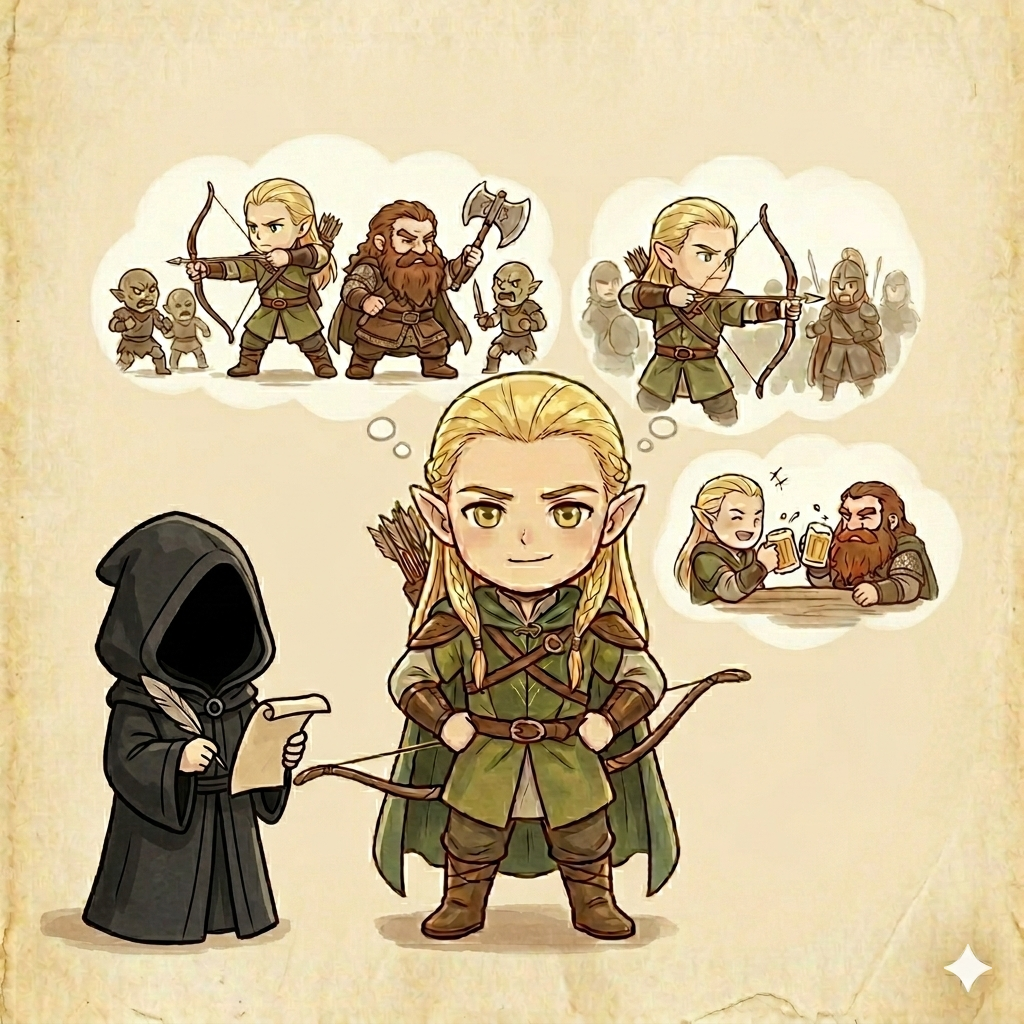 レゴラスは行動派？